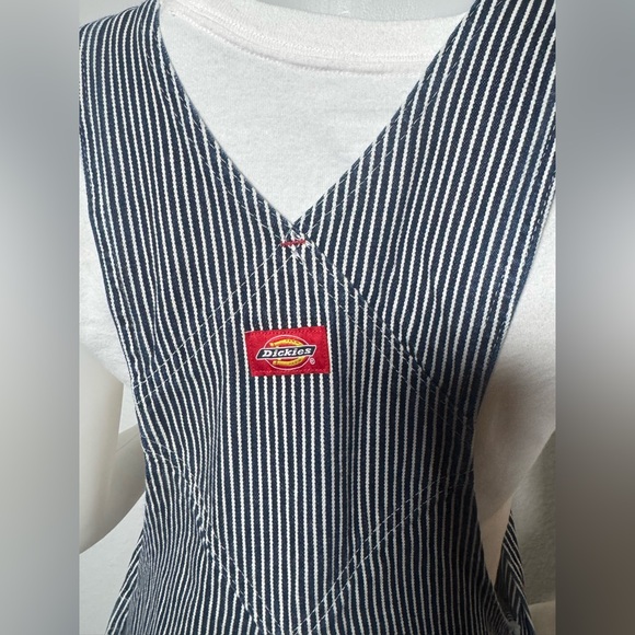 Vintage Dickies Striped Blue Overalls - Picture 6 of 11